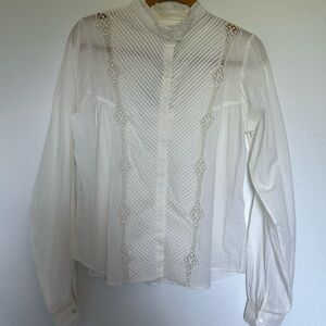 Sezane Thaia Blouse Size 40